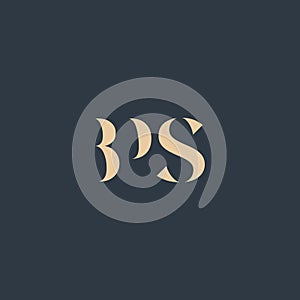 BPS abstract letter logo