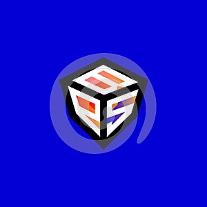 BPS letter logo creative design with vector graphic, BPS