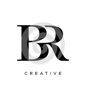 BR  luxury logo design vector SYMBOL