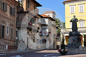 Bra, Cuneo, Piemonte, Italy. Main central piazza
