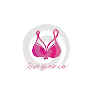 Bra, lingerie vector logo