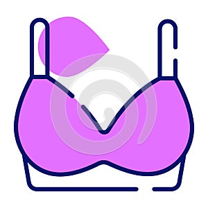 Bra vector icon design, ladies undergarments