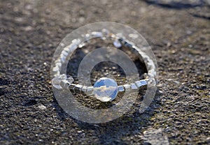 Bracelet with natural gems