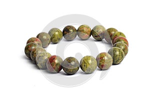 Bracelet Unakite stone for lucky photo