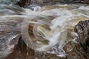 Bracklinn Falls are a series of waterfalls in Scotland