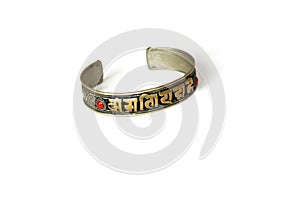 Braclet with a mantra photo