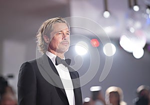 Brad Pitt attends the red carpet