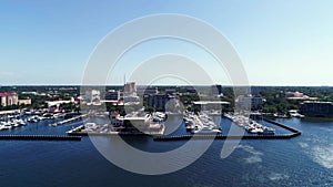 Bradenton, Florida, Pier 22, Manatee River, Amazing Landscape, Aerial View