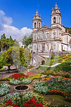 Braga, Portugal. Basilica of Bom Jesus do Monte Sanctuary