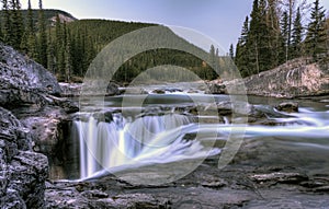 Bragg Creek Waterfall