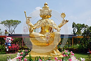 Brahma Buddha in Ayutthaya Thailand photo
