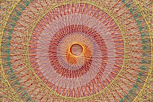 Braid with colorful strings