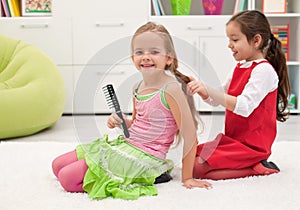 Braiding of the plait photo