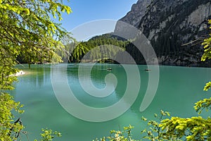 Braies lake