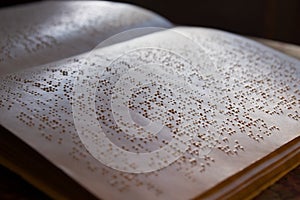 Braille book photo