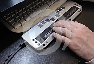 Braille keyboard photo