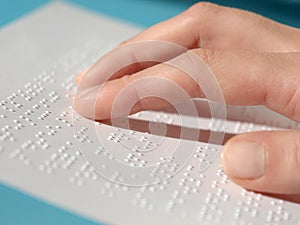 Brailleschrift Lektüre 