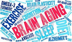 Brain Aging Word Cloud