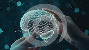 Brain And Ai: A Conceptual Illustration Of Artificial Intelligence, Neural Networks, And The Future Of Technology