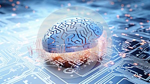 The brain as a processor of a computer system or neural network.