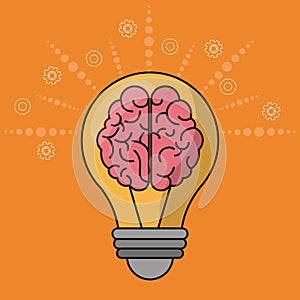 Brain bulb idea creativity innovation