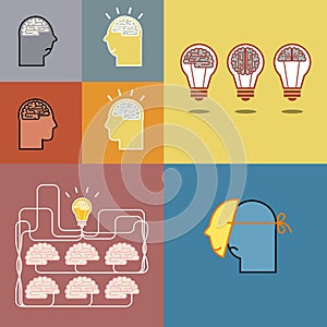 Brain and bulb light