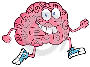 Brain Character Jogging