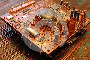 brain-computer interface chip and circuit board