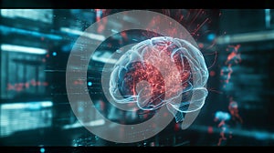 a brain-computer interface in use,