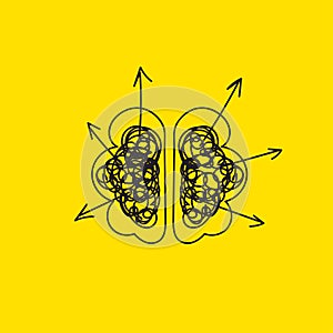 Brain creating ideas