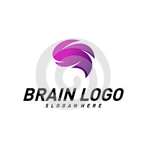 Brain, Creative mind, learning and design icons. People symbols. Colorful Icon