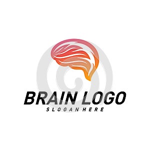 Brain, Creative mind, learning and design icons. People symbols. Colorful Icon