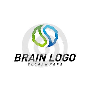 Brain, Creative mind, learning and design icons. People symbols. Colorful Icon