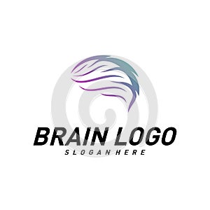 Brain, Creative mind, learning and design icons. People symbols. Colorful Icon