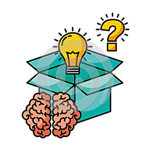 Brain creativity idea