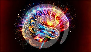 Creativity abstract human mind