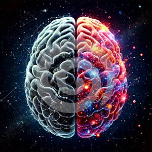 Creativity abstract human mind