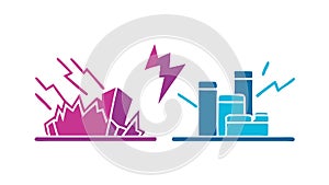 Brain Data Stream Icon Vector, Information, Processing, vector design Generative AI