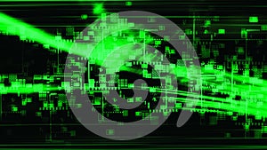 Brain digital illustration intelligence  machine learning concept