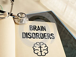 Brain Disorders are shown using the text