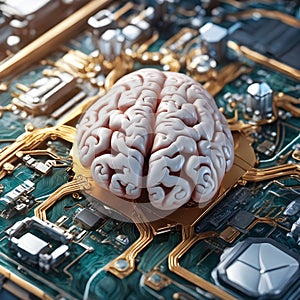 brain with electric circuit processor
