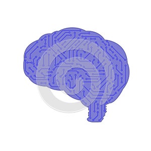 artificial intelligence concept.