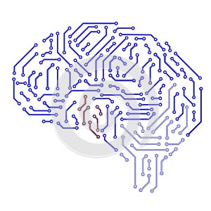 artificial intelligence concept.