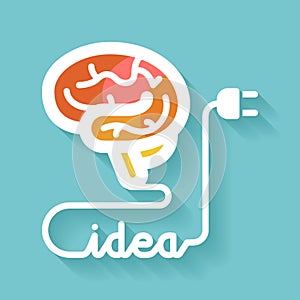 Brain and idea