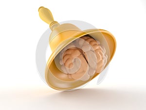 Brain inside handbell