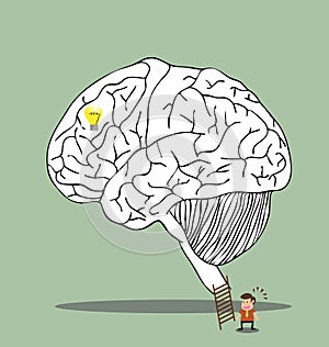 Brain labyrinth to secret idea