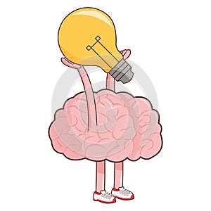 brain lightbulb icon