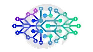 Brain-like Computing AI Complex Algorithms Neural Network Vector Design, vector design Generative AI