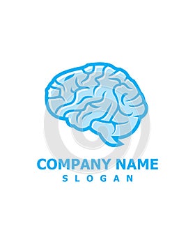 Brain logo , brainstrom logo vector photo