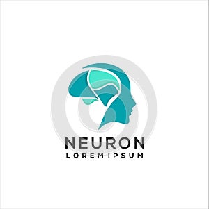 Brain logo / Neuron Nerve or Seaweed logo design inspiration photo
